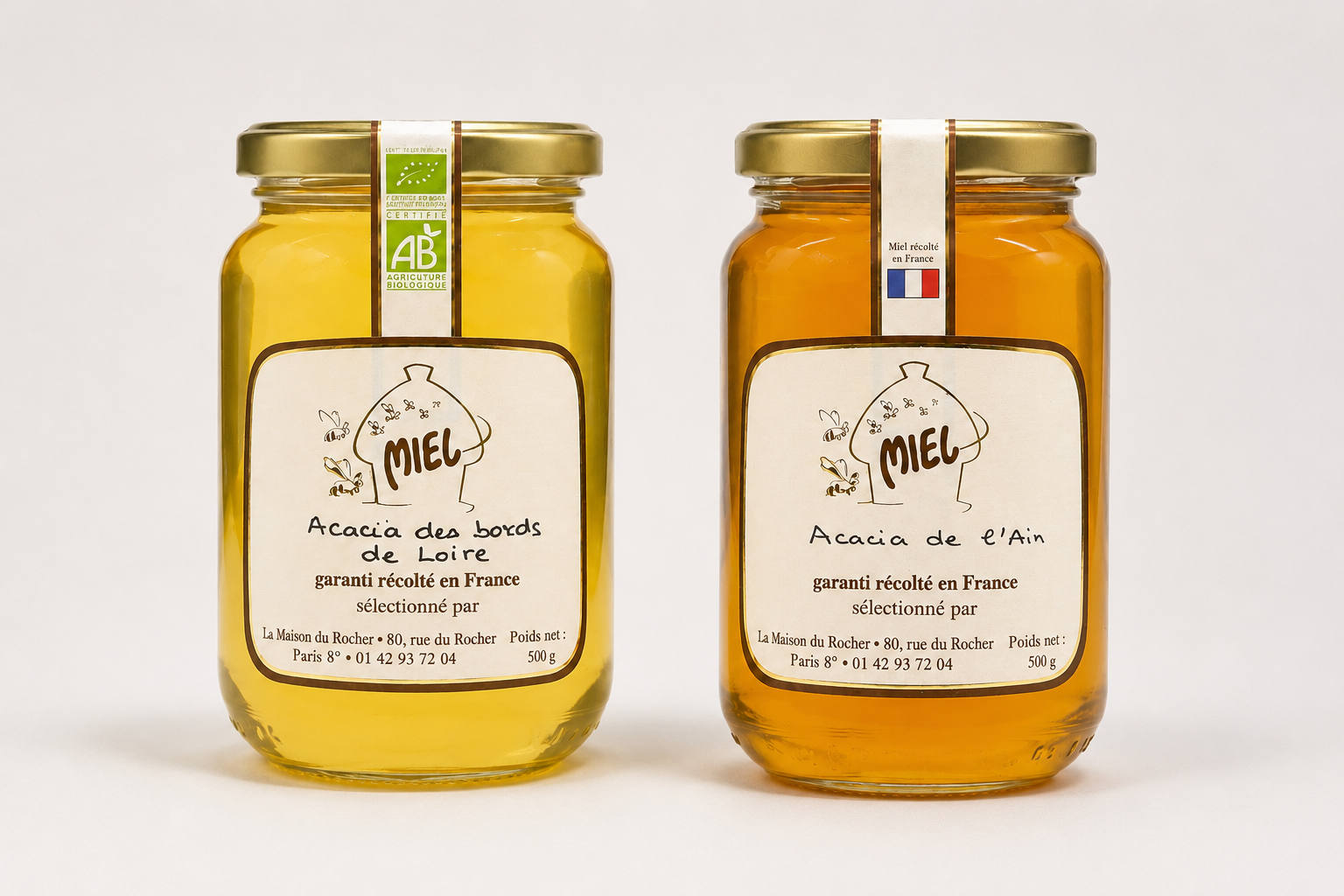 Comparaison de deux miels d’acacia français aux profils sensoriels différents selon le terroir